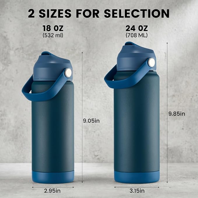 Fijinhom 24 oz Insulated Water Bottle