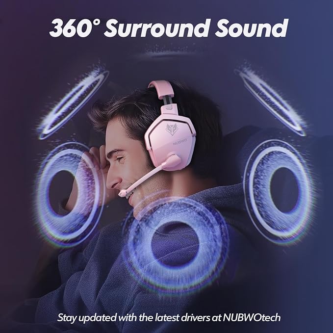 NUBWO G06 Dual Wireless Gaming Headset