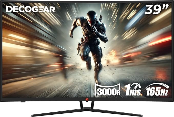 Deco Gear 39" Curved Ultrawide Gaming Monitor | 2560x1440 | 1ms MPRT | 165 Hz |
