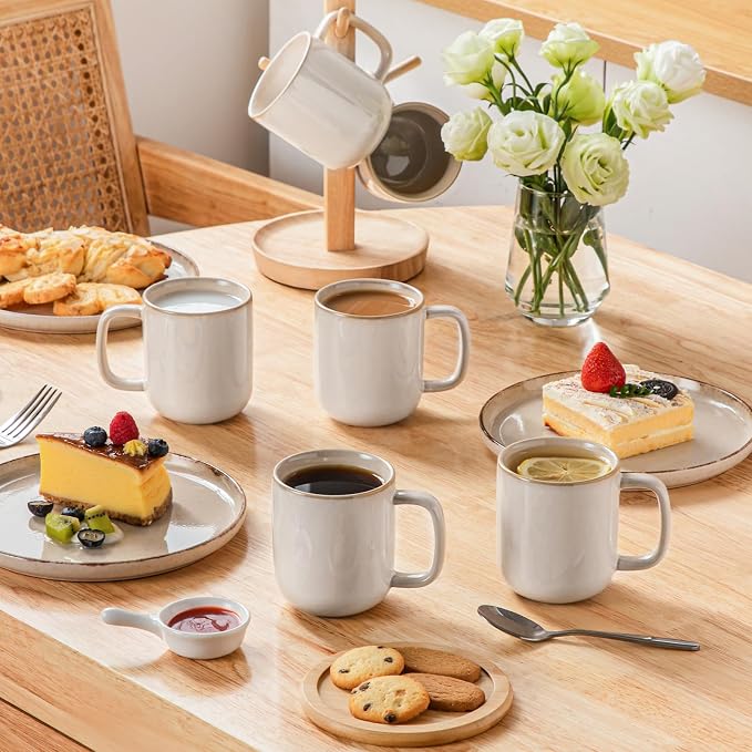 vancasso Coffee Mugs Set of 6, 12 Oz Ceramic Coffee Cups