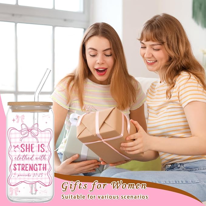 Christian Gifts for Women Glass Cups