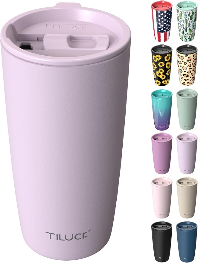 TILUCK 20 oz Insulated Coffee Tumbler