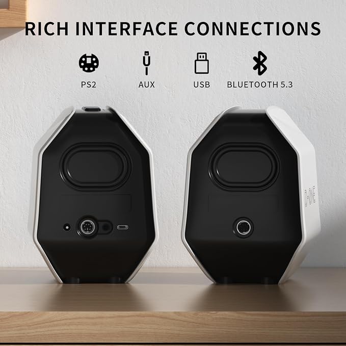 D-ONE 30W PC Gaming Computer Speakers
