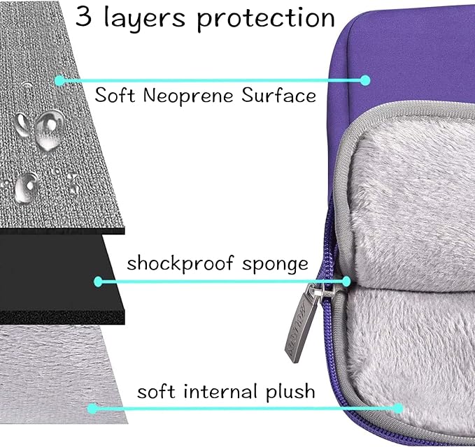 MOSISO Laptop Case 13.3 inch, 13-13.3 inch Laptop Sleeve Bag Compatible