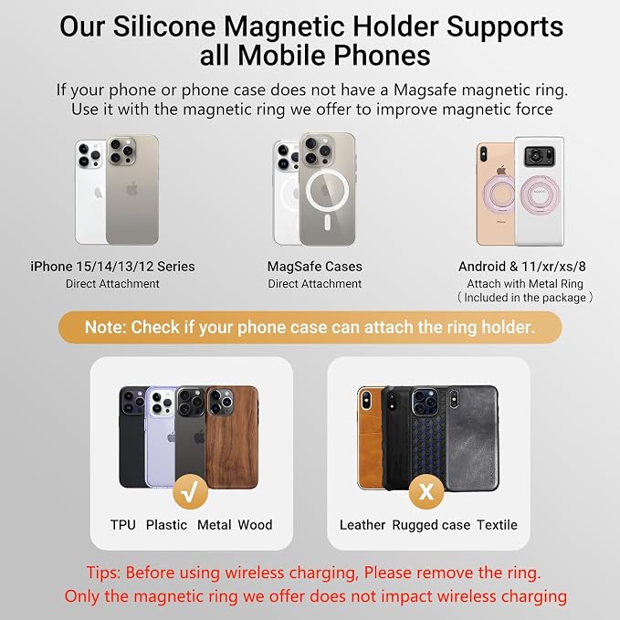 OPSO Magnetic Phone Ring Holder