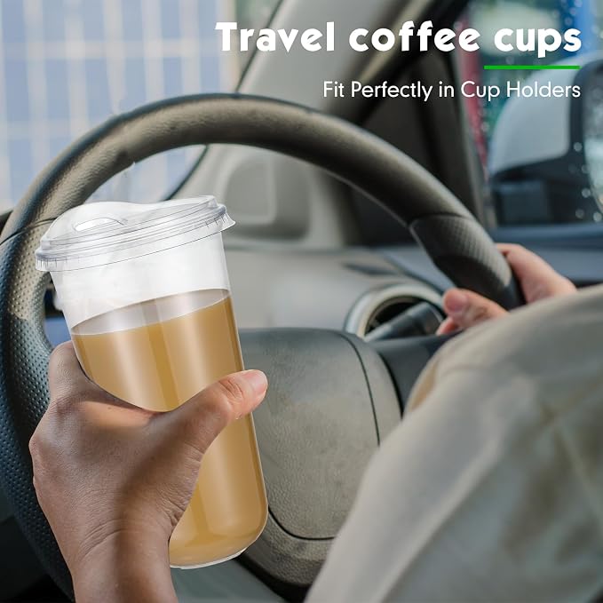 Baderke Clear Plastic Cups