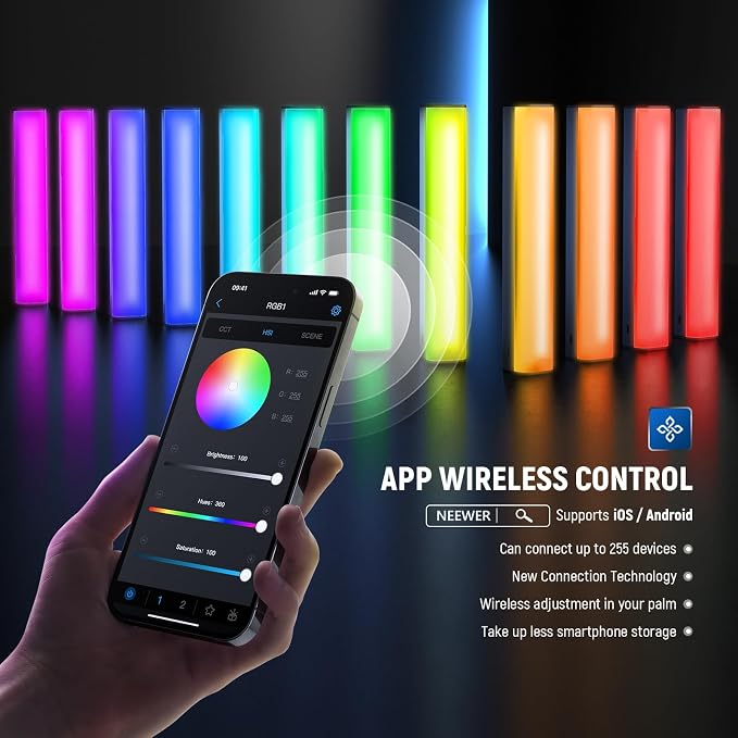 NEEWER RGB1 LED Tube Light Stick
