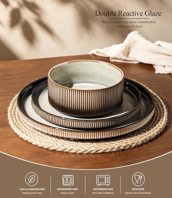 GBHOME Stoneware Dinnerware Sets