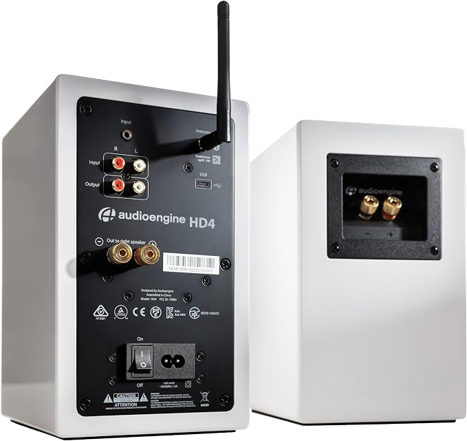Audioengine HD4 Wireless Bluetooth Bookshelf Speakers
