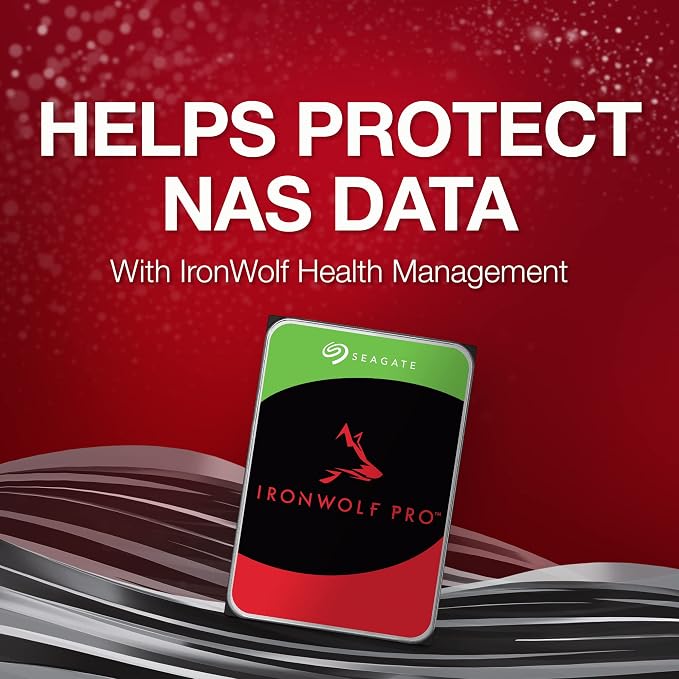 Seagate IronWolf Pro, 16 TB, Enterprise NAS Internal HDD –CMR 3.5 Inch