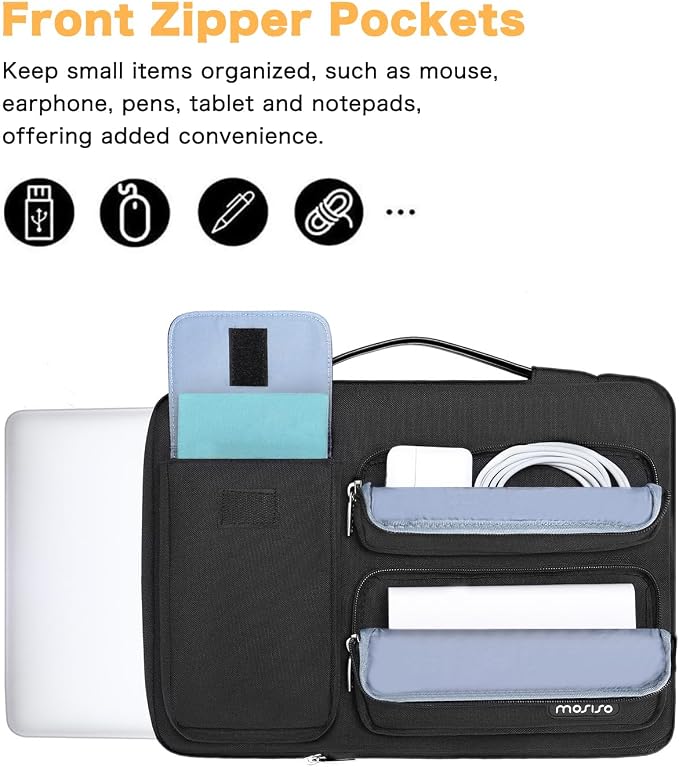 MOSISO 360 Protective Laptop Case 13 inch, Laptop Sleeve Compatible