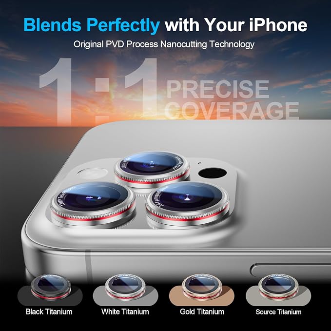 X-it 2 Pack Camera Lens Protector, Shatterproof Protection Anti-Scratch Ultra