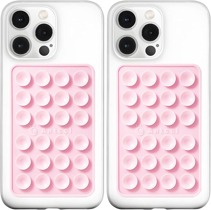 Anteel MAX Silicone Suction Phone Case Adhesive Mount, Upgraded Super Strong