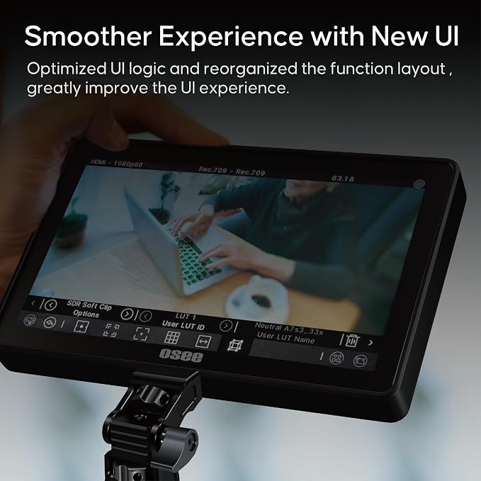 Osee G7 Pro 7 Inch Touchscreen Camera Monitor, 3000Nits HDR Field Monitor