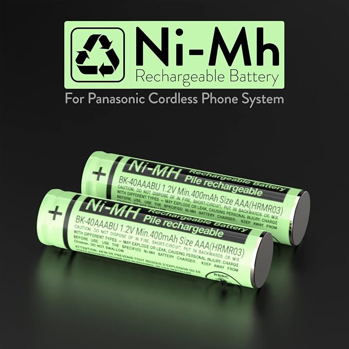 RocketBus 2 BK-40AAABU Replacement 1.2V 400mAh Battery Packs