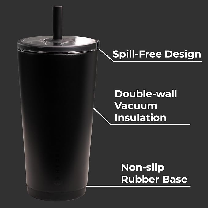HydroJug Everyday Tumbler 20 oz, Ceramic-Lined Straw Cup