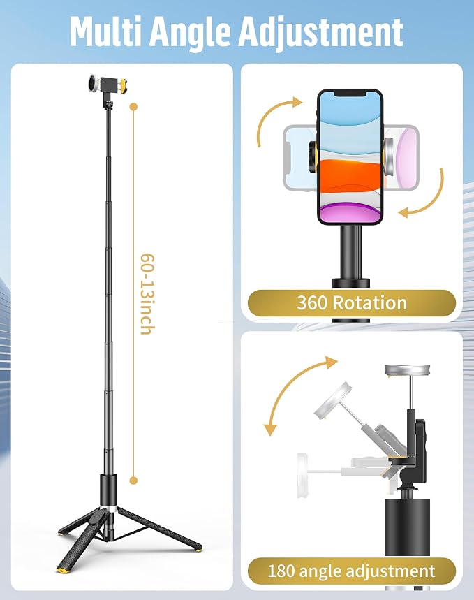 Phone Tripod Selfie Stick:Phone Stand