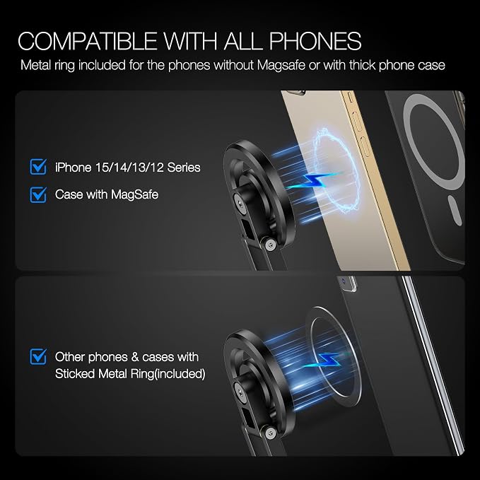 Magnetic Pocket Phone Tripod Foldable Compatible