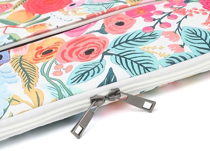 Canvaslove Floral Pattern Laptop Sleeve Case Cover