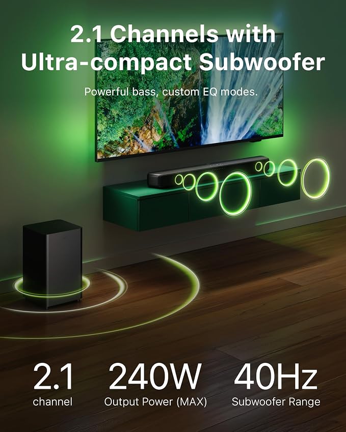 PHILIPS B5309 Soundbar 2.1 - 240W Max Power