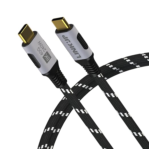 LINKUP USB 4.0 USB C to USB C Cable | Thunderbolt 4/3 Compatible | Type C