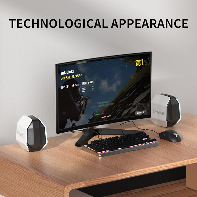 D-ONE 30W PC Gaming Computer Speakers