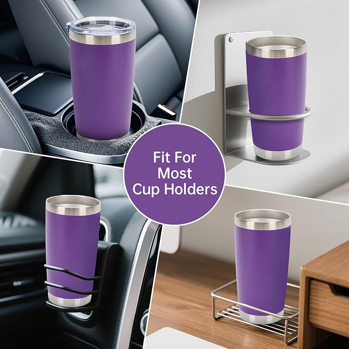 IEOVIEE 32 Pack 20oz Stainless Steel Insulated Bulk Tumblers