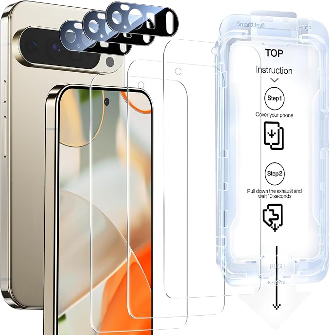 SMARTDEVIL [3+1 Pack Screen Protector