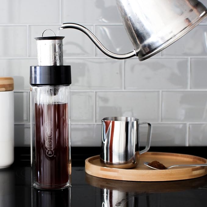 SOMA Double Wall Glass Tea and Coffee Cold Brew Bottle