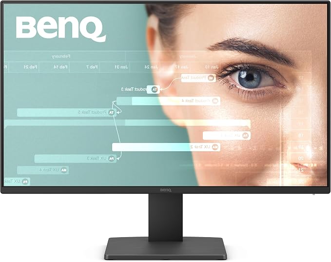 BenQ GW2491 23.8” 1080p FHD 100Hz IPS Eye-Care Monitor, DisplayPort, Ultra Slim