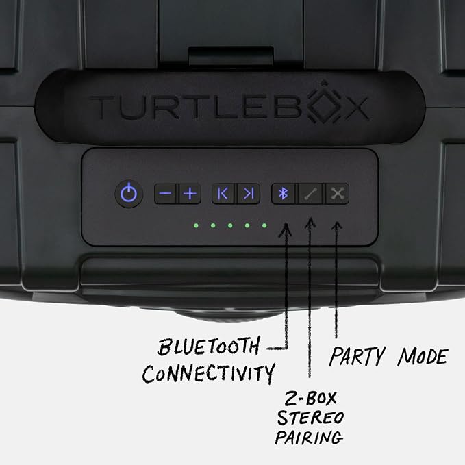 Turtlebox Original Gen 3: Portable Outdoor Bluetooth Speaker – Ultra-Loud