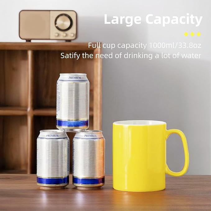 Extra Large Coffee Mug 33oz Ceramic Mug