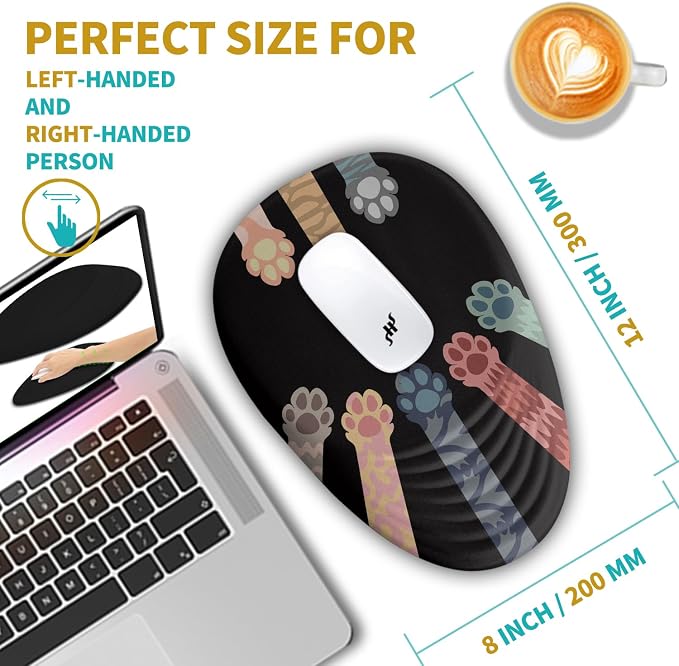 Hokafenle Ergonomic Mouse Pad Wrist Support
