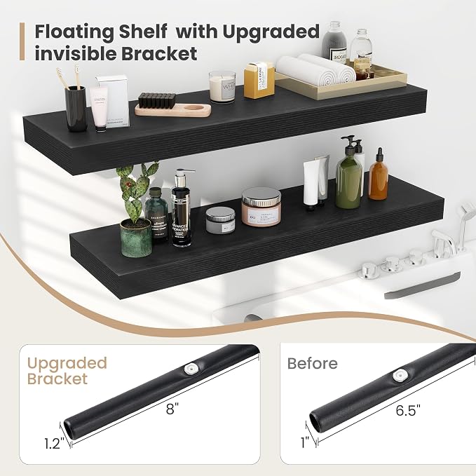 12 Inch Deep Floating Shelves