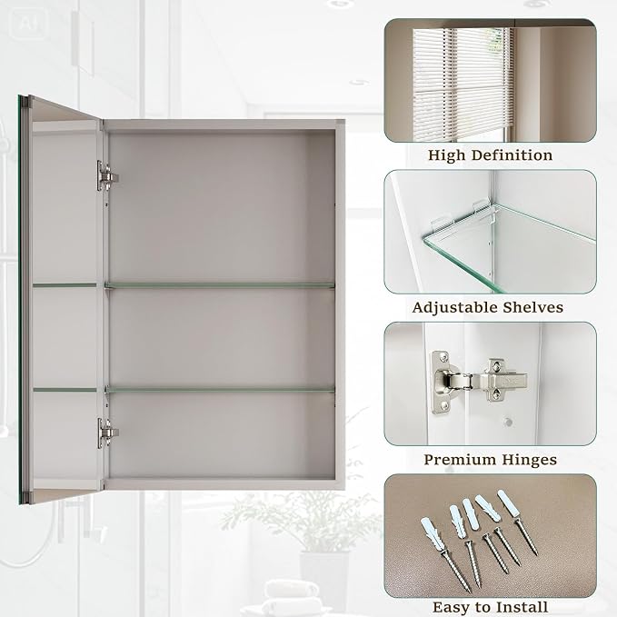 Bathroom Medicine Cabinet with Mirror