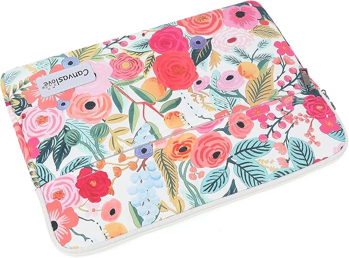 Canvaslove Floral Pattern Laptop Sleeve Case Cover