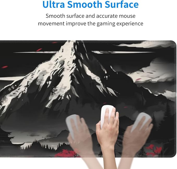 Extended Gaming Mouse Pad, Large Desk Mat XL Anime Mouse Pad Waterproof