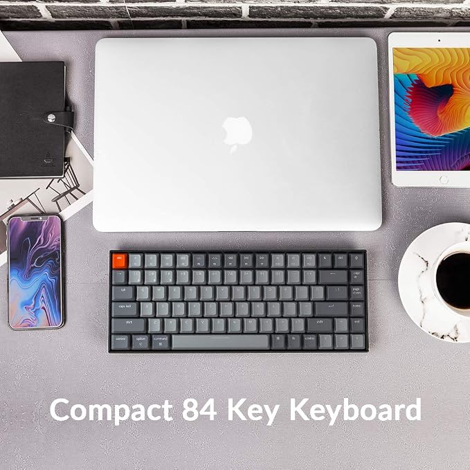 Keychron K2 75% Layout Bluetooth Wireless Mechanical Keyboard K Pro Brown