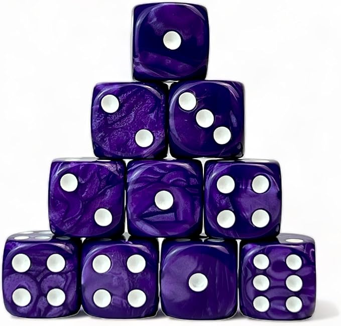 Luck Lab 10 Piece D6 Dice Pack