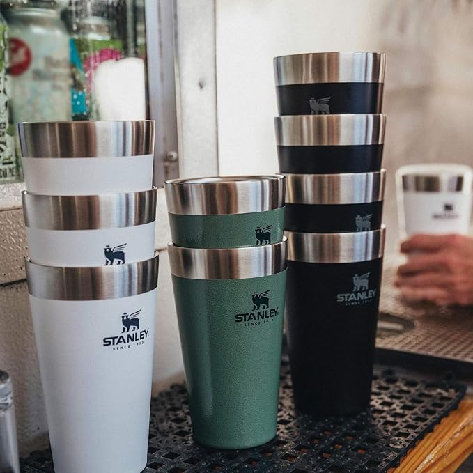 STANLEY Adventure Stacking Beer Pint Glass | Stackable Drinking Cup