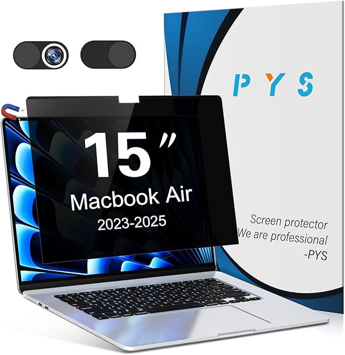 PYS Magnetic Privacy Screen for MacBook Air 15.3 Inch