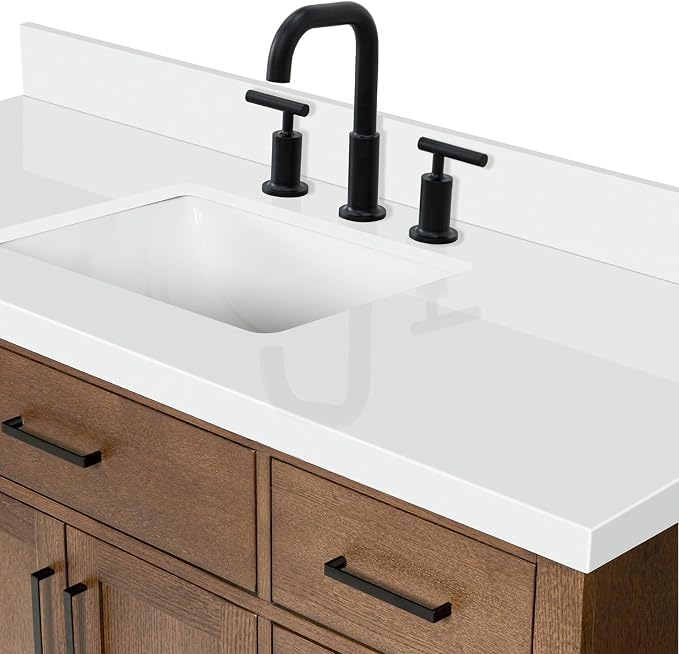 Hepburn 61 Inch Single Rectangle Sink Bathroom Vanity
