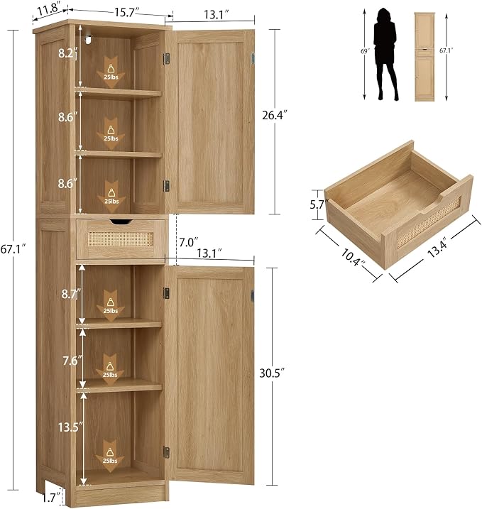 Tall Narrow Storage Cabinet