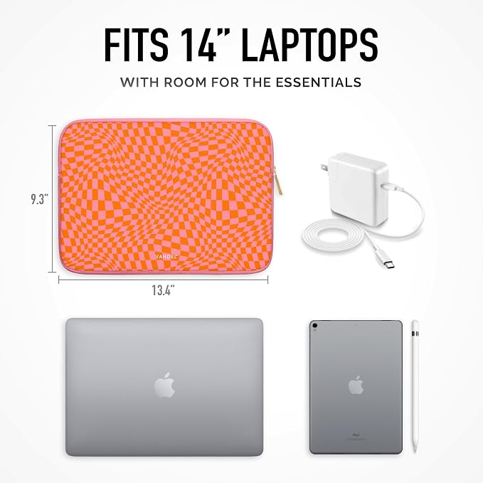 Vandel Slim MacBook Pro 14 inch Laptop Sleeve, Neoprene 14 Inch Apple MacBook