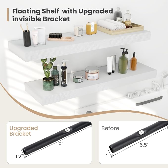 12 Inch Deep Floating Shelves