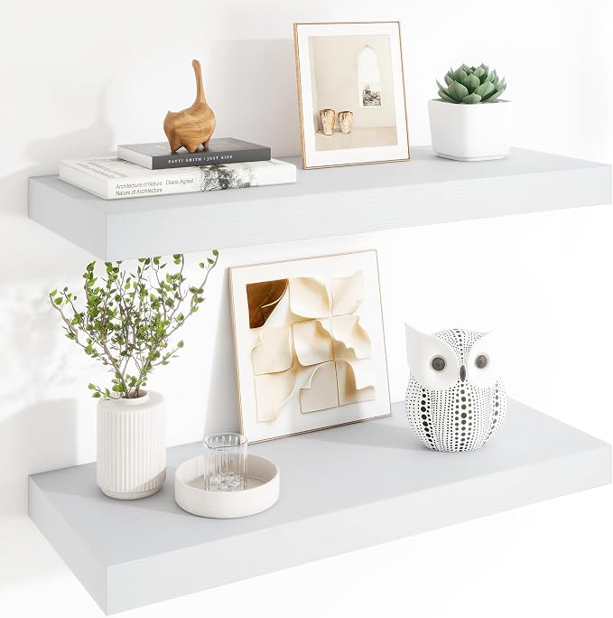 12" Deep Floating Shelves
