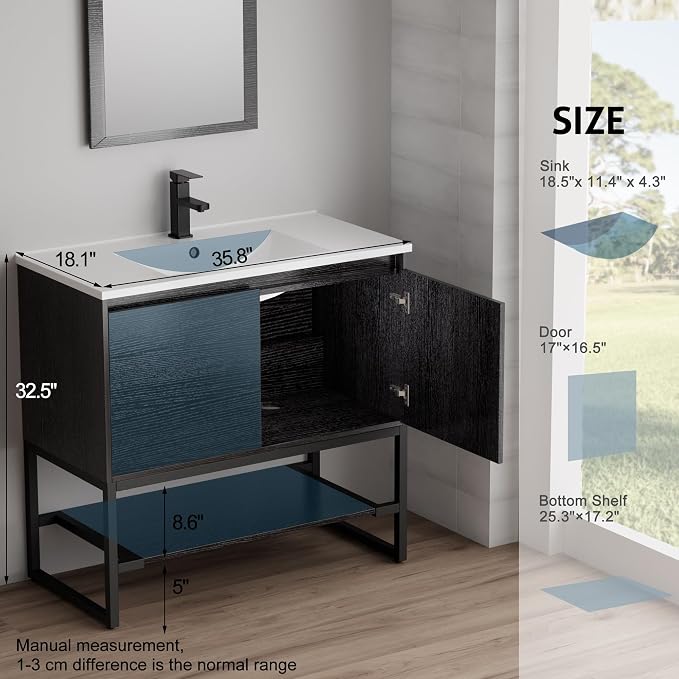 LUCKWIND 36" Bathroom Vanity