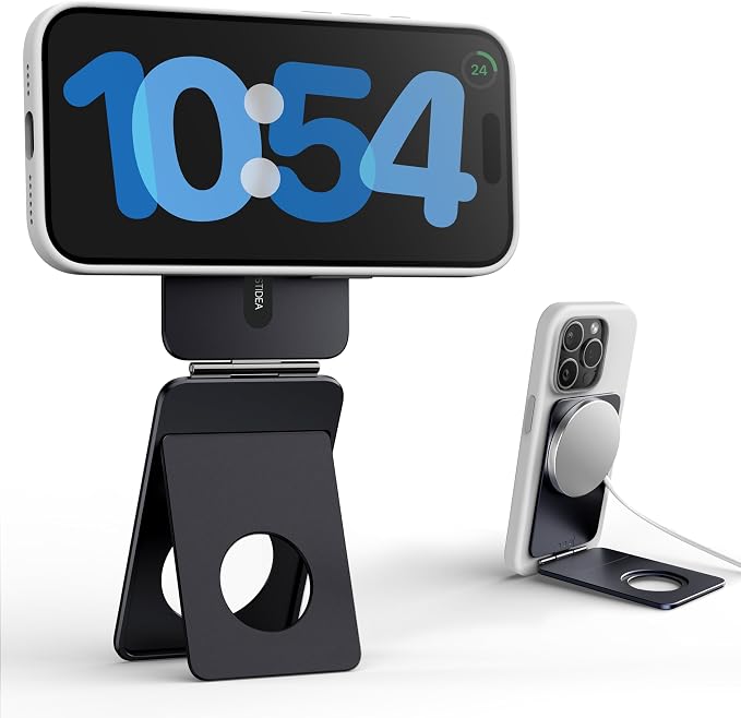 Magnetic Tripod for iPhone, Aluminium Phone Tripod Stand Compatible
