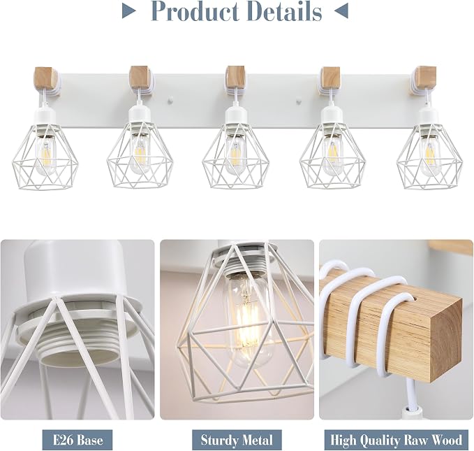 Farmhouse Vanity Light for Bathroom