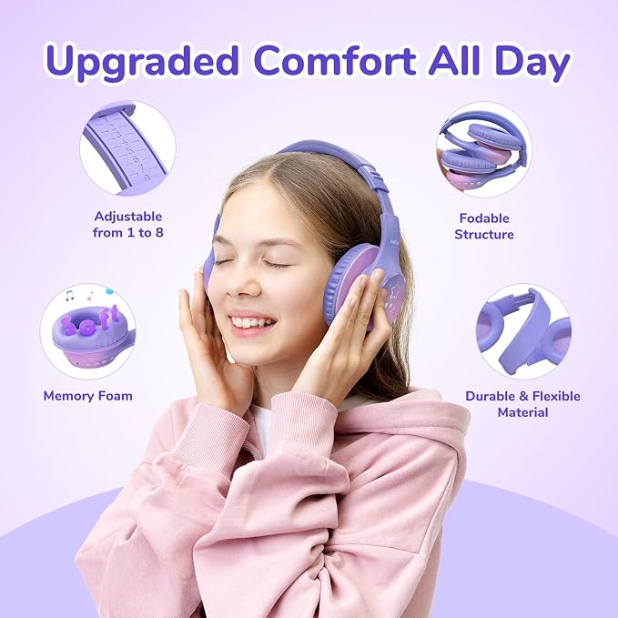 EarFun K4 Kids Bluetooth Headphones, Wireless Headphones